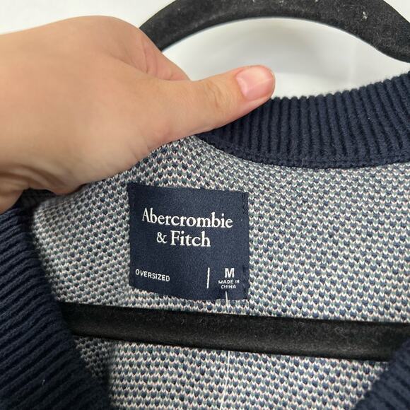 Abercrombie & Fitch Men’s Oversized Plaid Knit Sweater Vest NWT - Picture 4 of 7